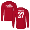 Illinois State University Baseball Red Performance Long Sleeve - #37 Lawson Minshew