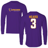 Lipscomb University Basketball Purple Block Long Sleeve - #3 Molly Heard