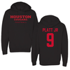 University of Houston Football Black Hoodie - #9 Corey Platt Jr