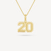 Gold Presidents Pendant and Chain - #20 Cameron Santerre