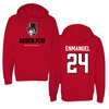 Austin Peay State University Basketball Red Hoodie - #24 Hansel Enmanuel