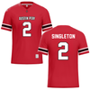 Austin Peay State University Red Football Jersey - #2 MJ Singleton