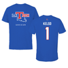 Louisiana Tech University Soccer True Royal Tee - #1 Mackenzie Kelso