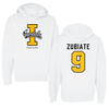 University of Idaho Soccer White Hoodie - #9 Mia Zubiate
