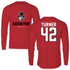 Austin Peay State University Football Red Mascot Long Sleeve - #42 Austin Turner