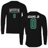 Northeastern State University Football Black Jersey Long Sleeve - #0 Jon Adams Jr