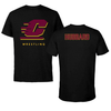 Central Michigan University Wrestling Black Performance Tee - Tracy Hubbard