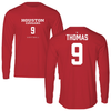 University of Houston Softball Red Long Sleeve - #9 Kennedy Thomas