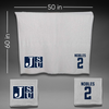 Jackson State University Football Gray Blanket - #2 Joshua Nobles