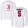 Jacksonville State University Football White Long Sleeve - #5 Reginald Hughes