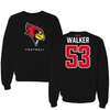 Illinois State University Football Black Mascot Crewneck - #53 Darius Walker