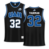 University of Alabama in Huntsville Black Basketball Jersey - #32 Matt Thurman