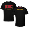 University of Southern California TF and XC Black Block Tee - Summer Mosley
