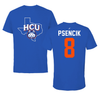 Houston Christian University Volleyball Blue State Tee - #8 Avery Psencik