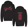 Nicholls State University Football Black Colonels Hoodie - #0 Neno Lemay