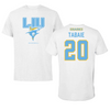 Long Island University Baseball White Tee - #20 Noah Tabaie