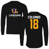 Lipscomb University Soccer Black Performance Long Sleeve - #18 Matteo Colombo