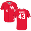 University of Houston Red Baseball Jersey - #43 Bryson Walker