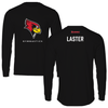 Illinois State University Gymnastics Black Mascot Performance Long Sleeve - Alana Laster