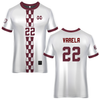 Mississippi State University White Soccer Jersey - #22 Leah Varela