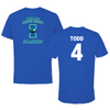 Texas A&M University-Corpus Christi Softball Blue Islanders Performance Tee - #4 Riley Todd