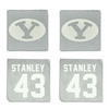 Brigham Young University Baseball Stone Coaster (4 Pack)  - #43 Maximus Stanley