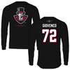 Austin Peay State University Football Black Mascot Performance Long Sleeve - #72 Jaiden Giovenco