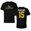 George Mason University Softball Black Tee - #15 Logan Pickford