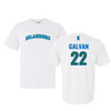 Texas A&M University-Corpus Christi Softball White Tee - #22 Siarah Galvan