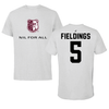 Alabama A&M University Football Light Gray NIL for ALL Performance Tee - #5 Anthony Fieldings