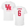 University of Houston Softball White Tee - #6 Paris Lehman