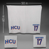 Houston Christian University Baseball Gray Blanket - #17 Brock Shoffner