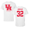 University of Houston Softball White Performance Tee - #32 Bethany Aguilar