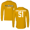 Towson University Lacrosse Gold Long Sleeve - #51 Matt Constantinides