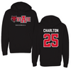 Arkansas State University Baseball Black Hoodie - #25 Max Charlton