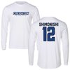 Creighton University Soccer White Performance Long Sleeve - #12 Ryusei Shimonishi