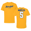 California State University-Bakersfield Soccer Gold Performance Tee - #5 Diego Mireles