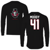 Austin Peay State University Football Black Mascot Performance Long Sleeve - #41 Tyson Moody