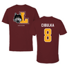 Loyola University-Chicago Soccer Maroon Mascot Performance Tee - #8 Jaimee Cibulka