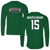 Northeastern State University Basketball Green Long Sleeve - #15 Trey Quartlebaum