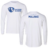 Eastern Illinois University TF and XC White Performance Long Sleeve - Apostolos Mallinas