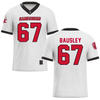 Jacksonville State University White Football Jersey - #67 Xavier Bausley