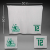 Illinois Wesleyan University Football Gray Blanket - #12 Jack Friedewald