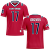 Stony Brook University Red Football Jersey - #17 Brandon Jorgensen