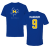 McNeese State University Baseball True Royal Blue Performance Tee - #9 Grant Mangrum