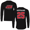 Jacksonville State University Baseball Black Performance Long Sleeve - #25 Jack Hoppenjans