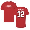 University of Houston Baseball Red Tee - #32 Anthony Avalos