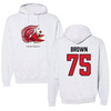 Jacksonville State University Football Gray Hoodie - #75 Joel Brown