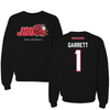 Jacksonville State University Volleyball Black Mascot Crewneck - #1 Ellie Garrett