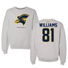 East Tennessee State University Football Gray Crewneck - #81 Kendall Williams